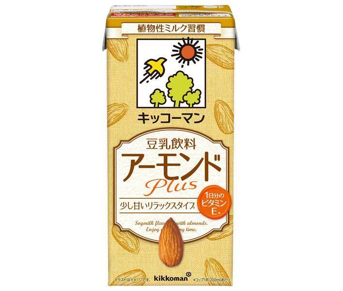 キッコーマン 豆乳飲料 アーモンドPlus 1000ml紙パック×6本入【日本出荷】