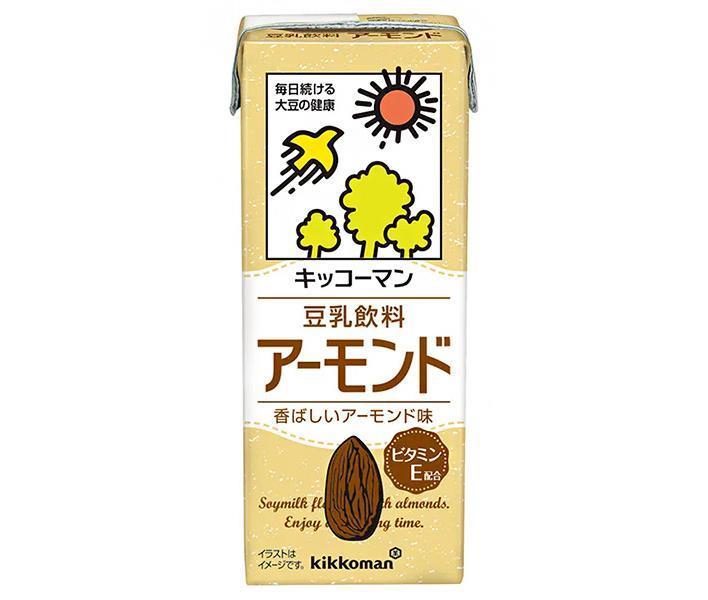キッコーマン 豆乳飲料 アーモンド 200ml紙パック×18本入【日本出荷】