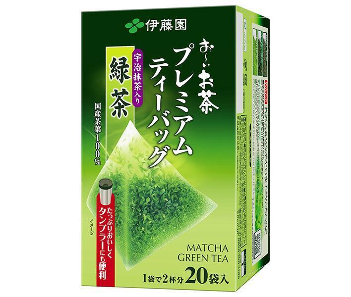 Itoen Oi Ocha Premium Tea Bag Uji Matcha Green Tea 20 bags x 4 boxes [shipped in Japan]