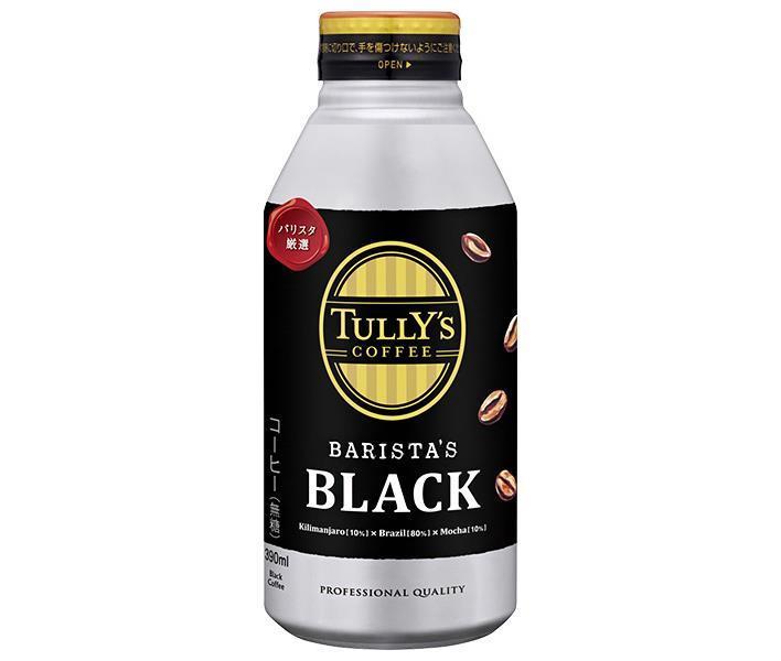 伊藤園 タリーズコーヒー バリスタズ ブラック 390mlボトル缶×24本入【日本出荷】