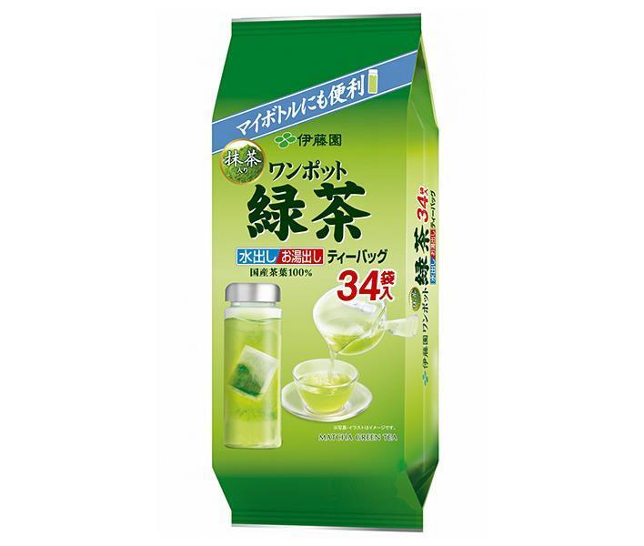 Itoen One Pot Matcha Green Tea Tea Bags 34 bags x 10 bags [Shipped in Japan]