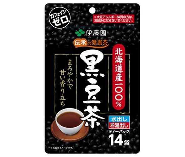 Itoen 100% Hokkaido black bean tea tea bags (7.5g x 14 bags) x 10 bags [shipped in Japan]