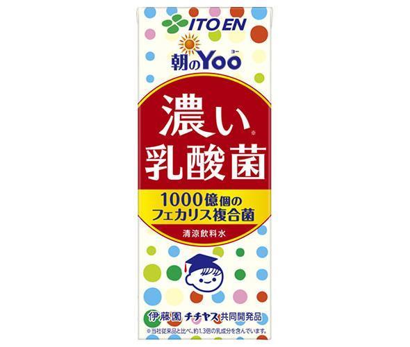 Itoen Morning Yoo (Yo) Dark Lactic Acid Bacteria 200ml paper pack x 24 pieces [Shipped in Japan]