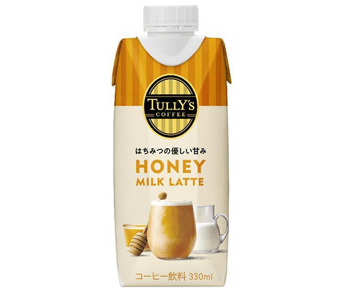 伊藤園 タリーズ ハニーミルクラテ 330ml紙パック×12本入【日本出荷】