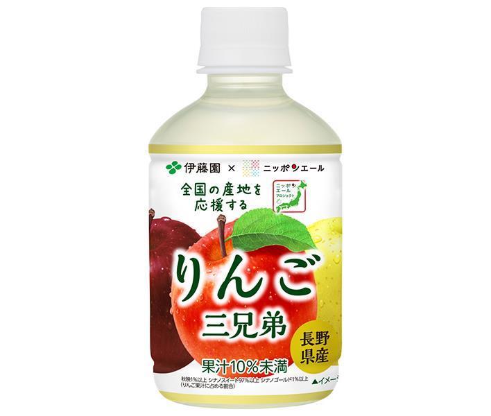 Itoen Nippon Ale Apple Three Brothers from Nagano Prefecture 280g plastic bottle x 24 bottles [shipped in Japan]