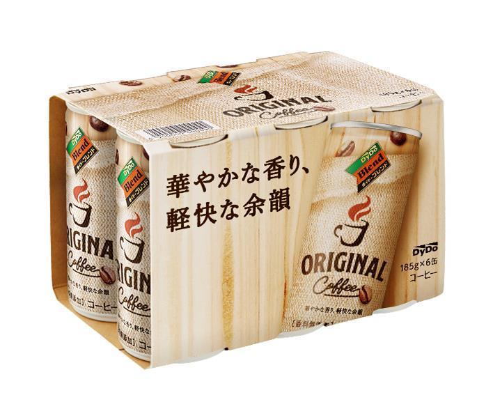 DyDo Blend Coffee Original (6 can pack) 185g cans x 30 (6 x 5) bottles [shipped in Japan]