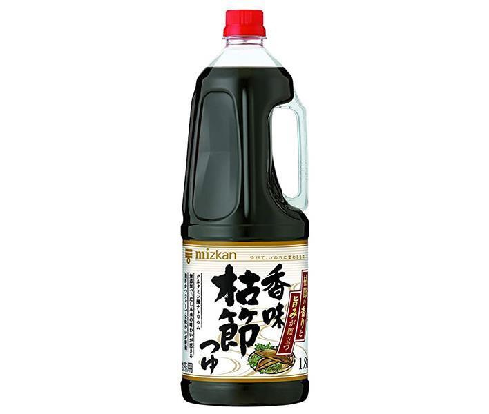 ミツカン 香味枯節つゆ 1.8Lペットボトル×6本入【日本出荷】