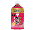 Mitsukan Pomegranate Black Vinegar Straight [Food with Functional Claims] 1L PET bottle x 6 bottles [Shipped in Japan]