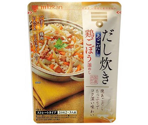 Mitsukan Dashi Cooked Agodashi Chicken Burdock Kamameshi 540g x 12 bags [Shipped in Japan]