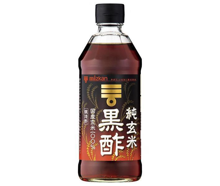 ミツカン 純玄米黒酢 500ml瓶×6本入【日本出荷】
