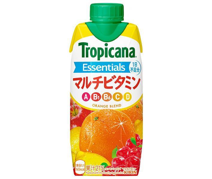 Kirin Tropicana Essentials Multivitamin 330ml paper pack x 12 bottles [shipped in Japan]