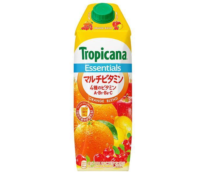 キリン トロピカーナ エッセンシャルズ マルチビタミン 1000ml紙パック×6本入【日本出荷】