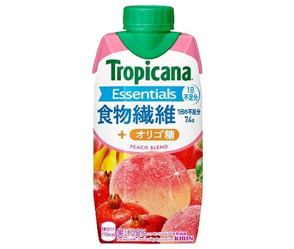 Kirin Tropicana Essentials Dietary Fiber 330ml paper pack x 12 pieces [Shipped in Japan]