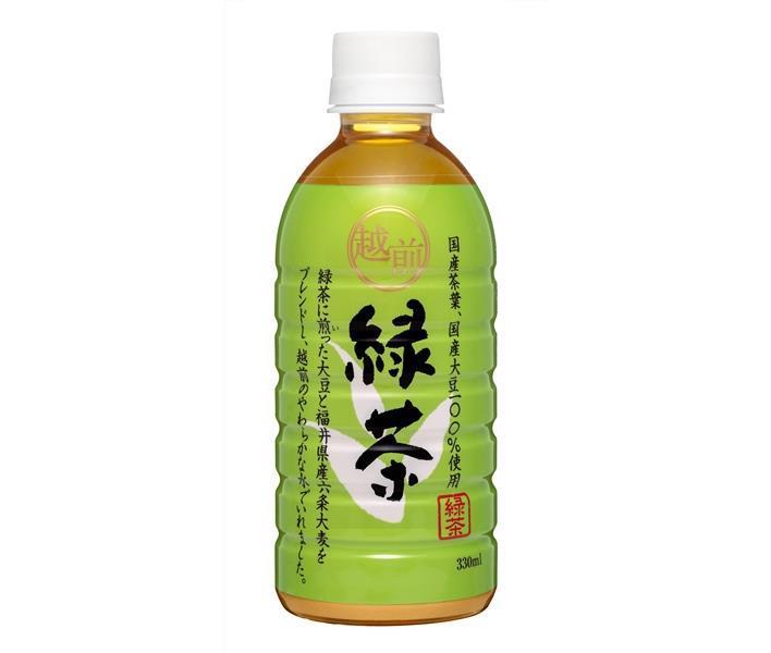 Morita (High Peace) Echizen Green Tea 330ml plastic bottle x 24 pieces [shipped in Japan]