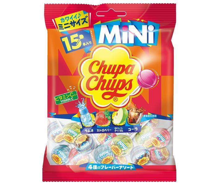 Kracie Foods Chupa Chups Mini Assorted Bags 15 x 6 pieces [Shipped in Japan]