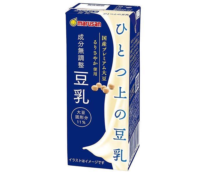 Marusan Ai Superior soy milk Non-adjusted soy milk 200ml paper pack x 24 bottles [Shipped in Japan]