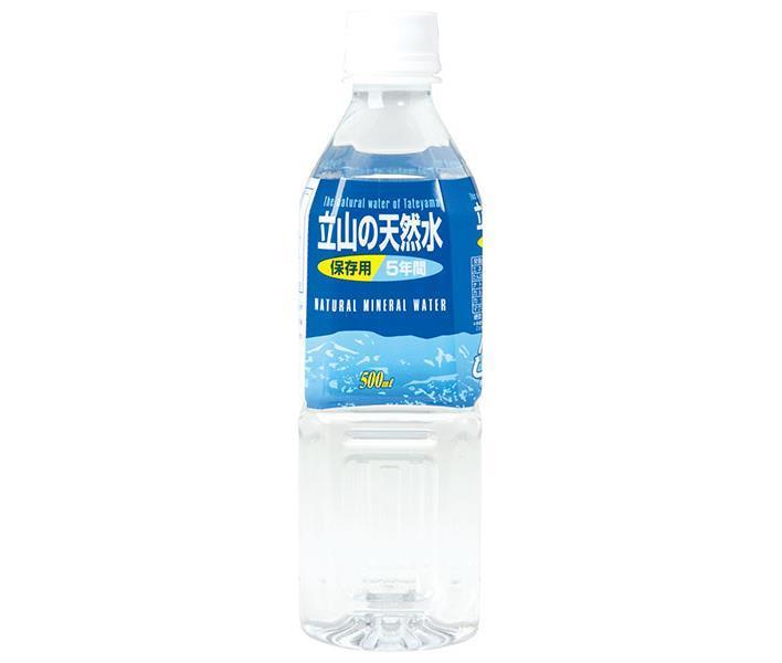 Marsan Eye Tateyama Natural Water 500ml PET bottles x 24 pieces [Shipped in Japan]