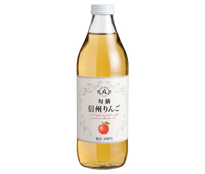 Alps Junzumi Shinshu Apple Juice 1L bottle x 12 bottles [shipped in Japan]