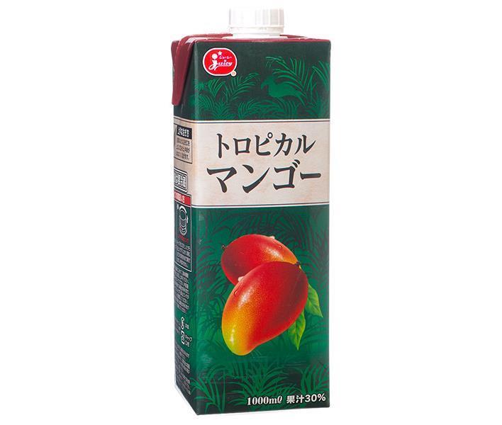 Juicy Tropical Mango 1L paper pack x 6 pieces [shipped in Japan]