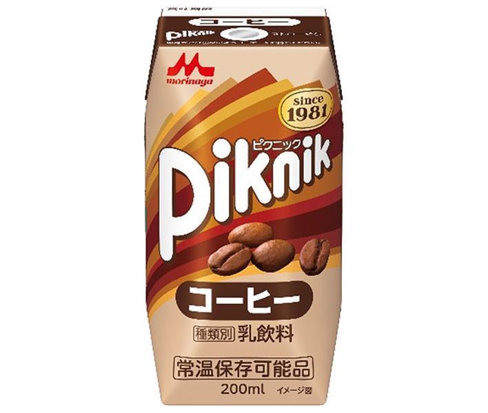 Morinaga Milk Picnic Coffee (Prisma Container) 200ml paper pack x 24 pieces [Shipped in Japan]