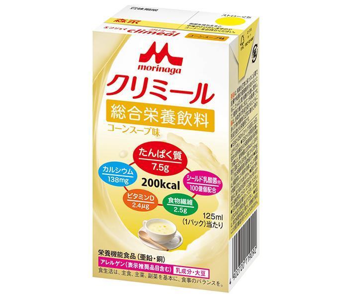 Morinaga Milk Enjoy Creamal Corn Soup Flavor 125ml paper pack x 24 bottles [shipped in Japan]