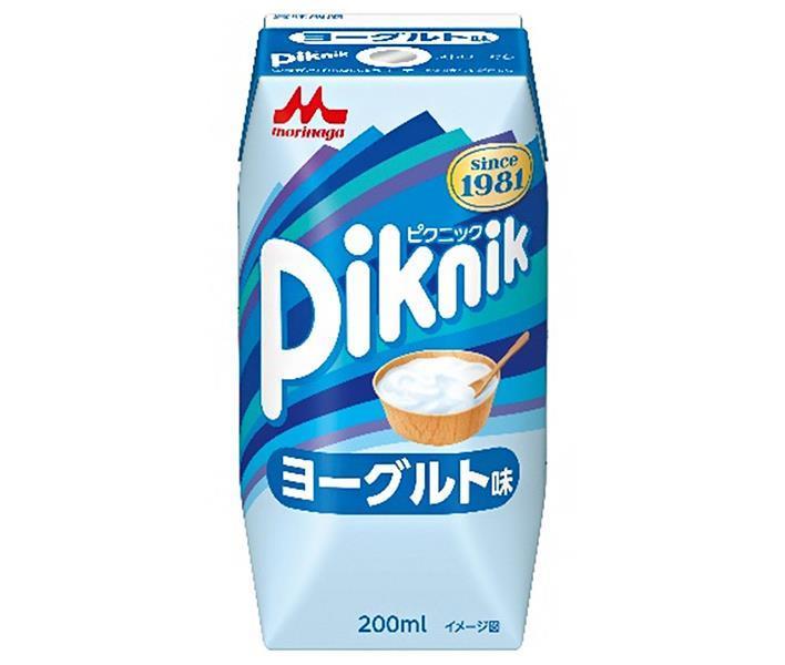 森永乳業 ピクニック ヨーグルト味(プリズマ容器) 200ml紙パック×24本入【日本出荷】