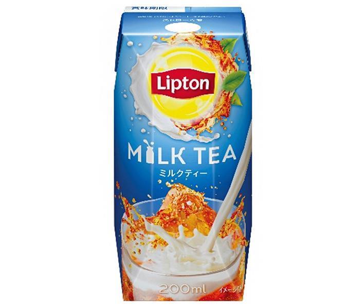 Morinaga Milk Lipton Milk Tea (Prisma Container) 200ml paper pack x 24 bottles [shipped in Japan]