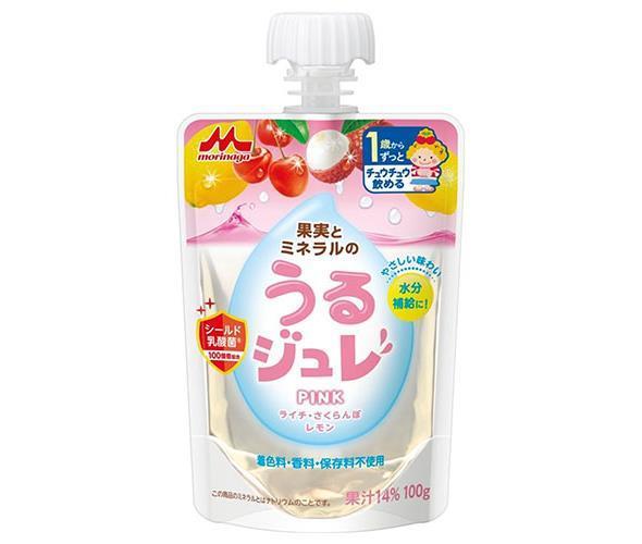 森永乳業 うるジュレ PINK 100gパウチ×36本入【日本出荷】