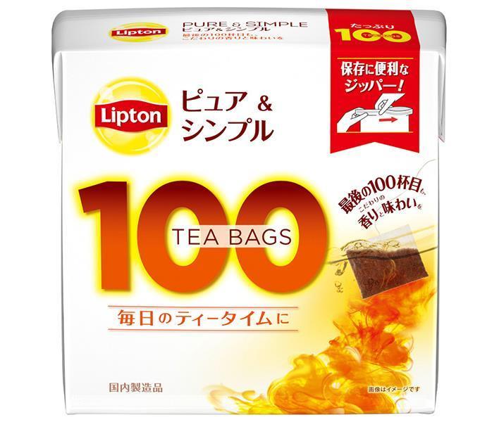 Lipton Pure & Simple Tea Bags 100 bags x 6 boxes [shipped in Japan]
