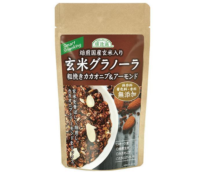Marukai Brown Rice Granola Coarsely Ground Cacao Nibs & Almonds 100g x 15 bags [Shipped in Japan]