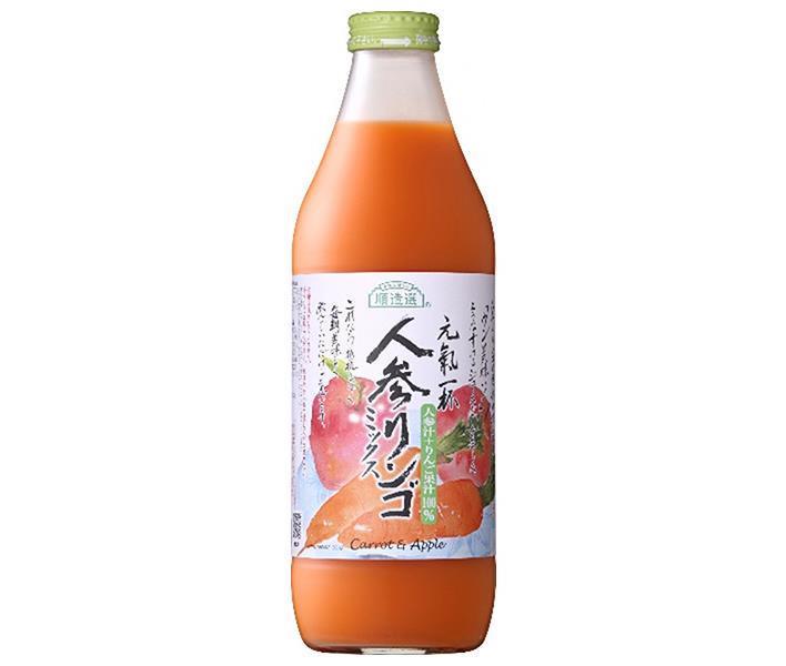 マルカイ 順造選 人参りんごミックス 1000ml瓶×12(6×2)本入【日本出荷】
