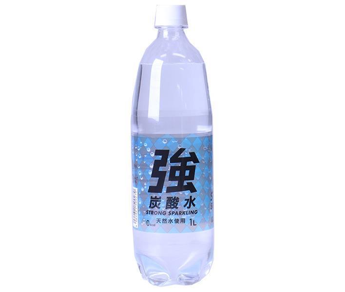 友桝飲料 強炭酸水(K) 1Lペットボトル×15本入【日本出荷】