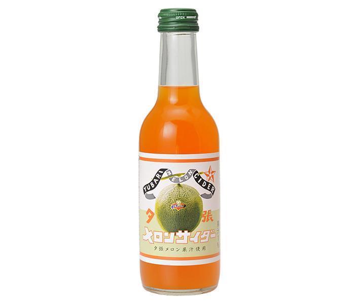 友桝飲料 夕張メロンサイダー 245ml瓶×24本入【日本出荷】