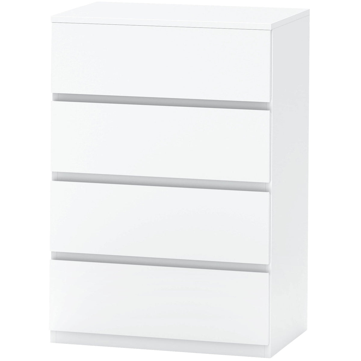 4 Drawer Chest Storage Cupboard Freestanding Drawer Unit, Black