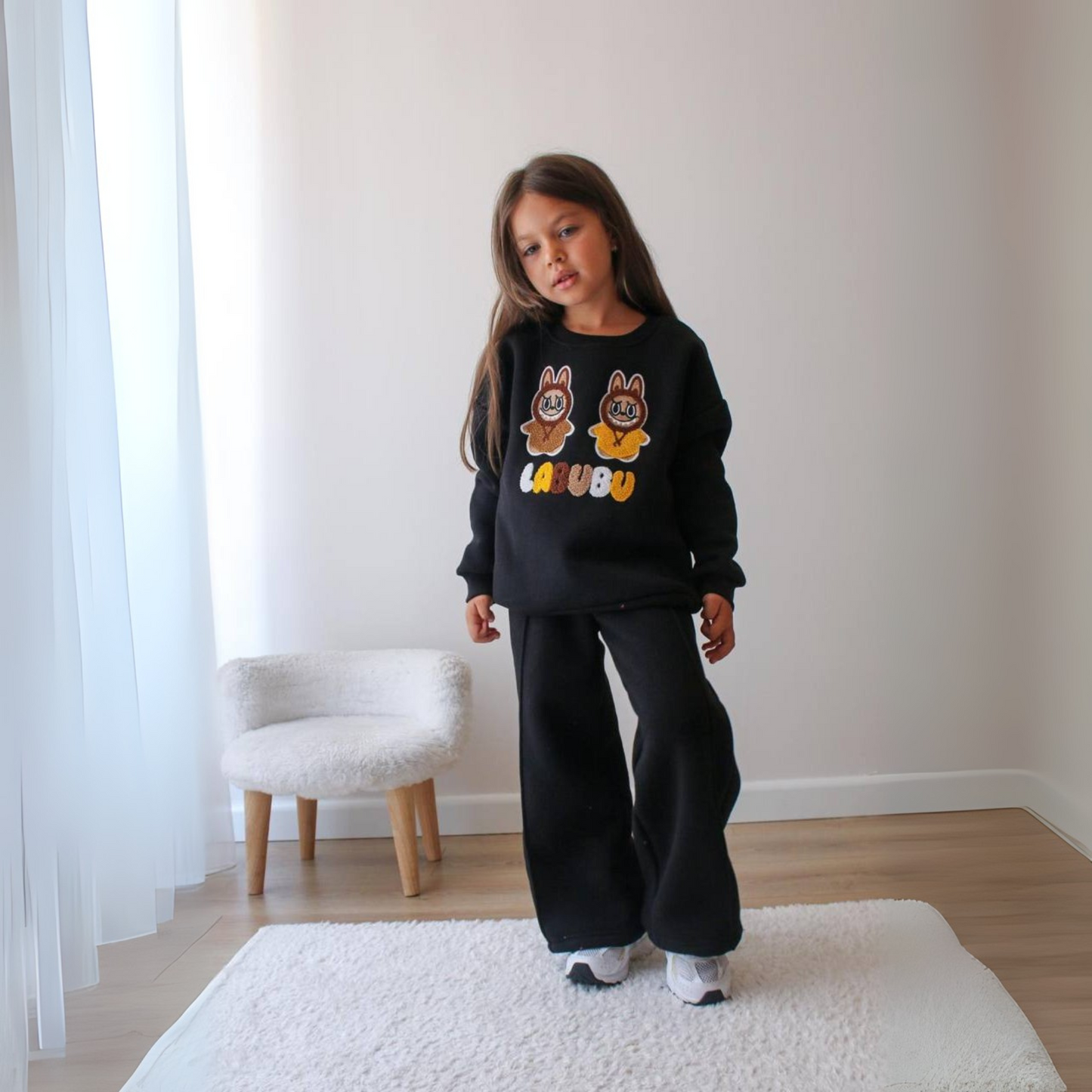 La-Bu-Bu Yellow Girls Casual Set