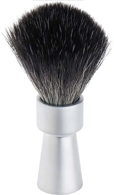 MERKUR Shaving Brush 1100 with Vegan Synthetic Hair in Matt Chrome