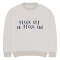 Flock Off  Knitted Verba Unisex crew neck sweater