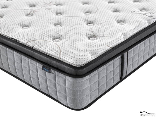 12 Inch Bliss Bamboo Hybrid Pocket Coil Mattress with Cool Gel Memory Foam - Available in 3 Sizes