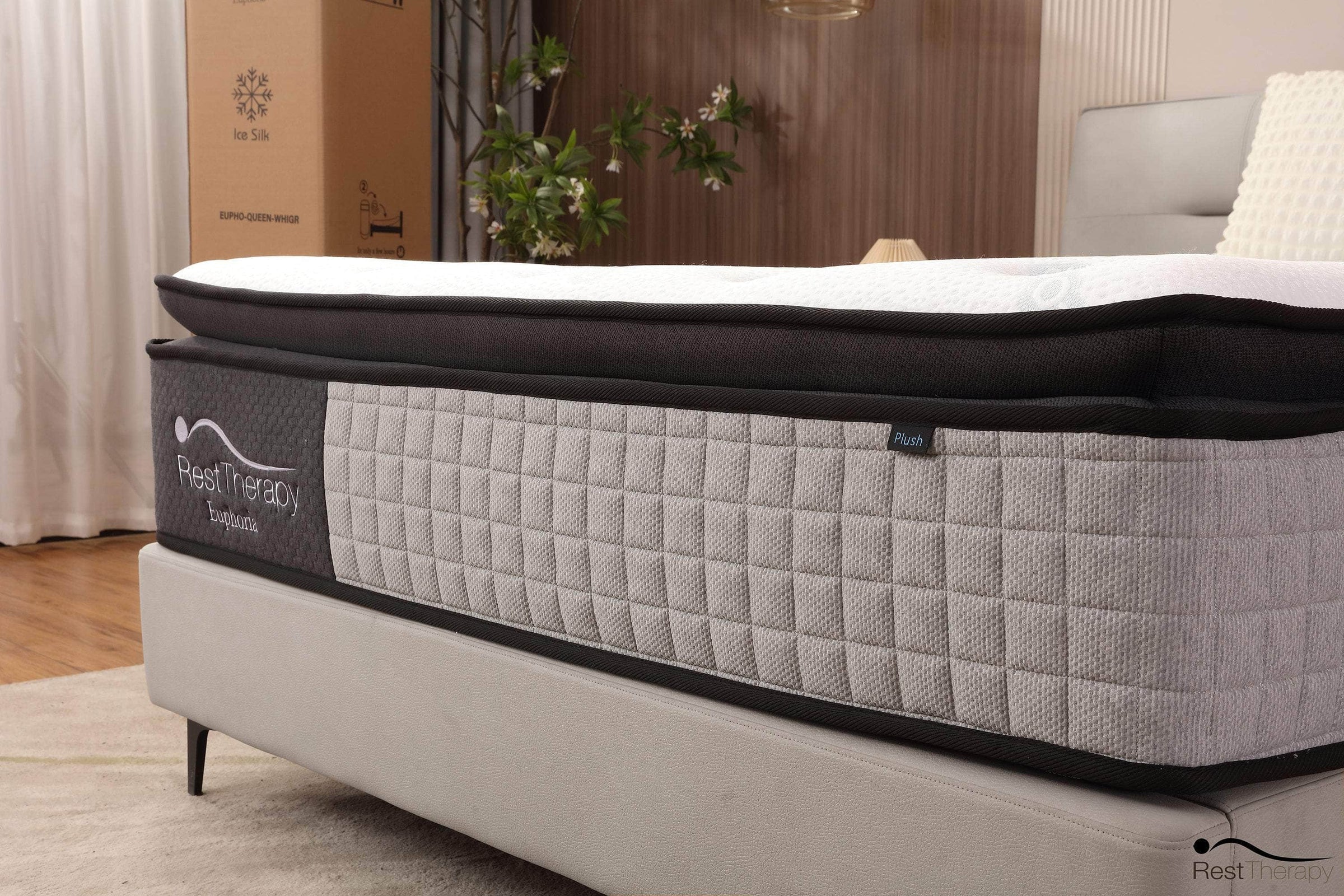 14" Euphoria Cooling Pillow Top Plush Hybrid Mattress – Gel Memory Foam & Pocket Coils