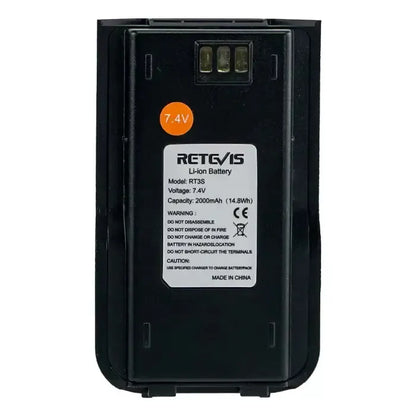 Retevis RT3 & RT3S 2000mAh Replacement Battery (fits TYT MD-380)