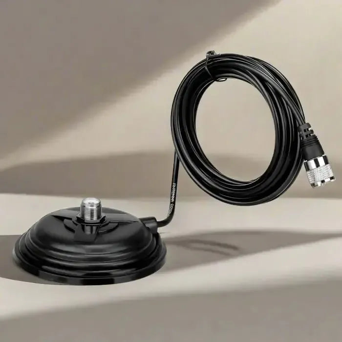 Retevis CA35 UHF PL259 Connector Magnetic Roof Mobile Antenna Mount Base