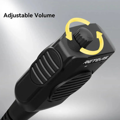 Retevis HK011 AI Noise-Canceling Speaker Mic (K1 2-Pin)