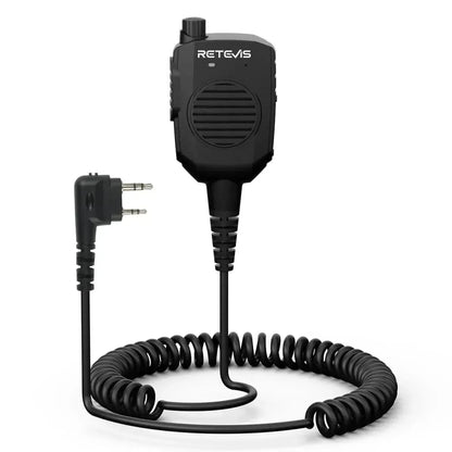 Retevis HK011 AI Noise-Canceling Speaker Mic (K1 2-Pin)