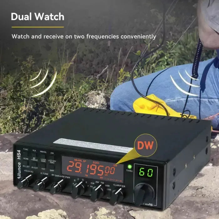 Retevis HS4 10-Metre Mobile Ham Radio (SSB/AM/FM/PA)