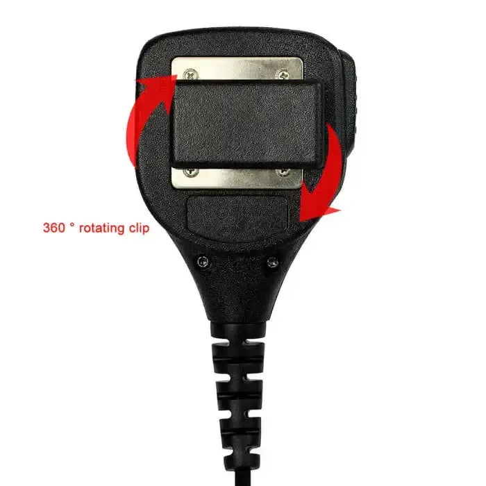 Retevis RS-112 Heavy-Duty Speaker Mic (IP54 Weatherproof, K1 Plug) - C9050A