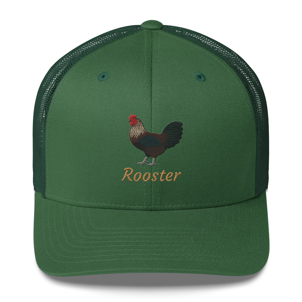 Rooster EMB Trucker Cap