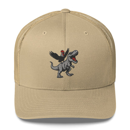Tyrannosaurus Pecks Chickasouras Trucker Hat