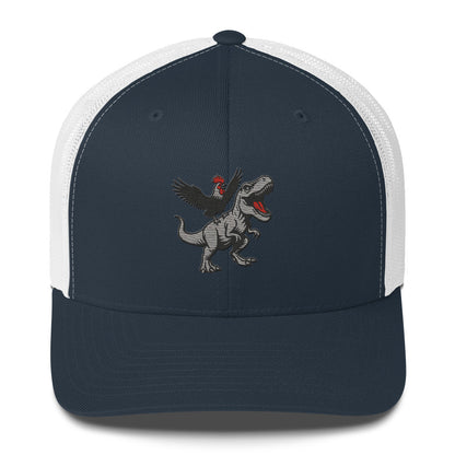 Tyrannosaurus Pecks Chickasouras Trucker Hat