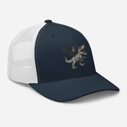 Tyrannosaurus Pecks Chickasouras Trucker Hat