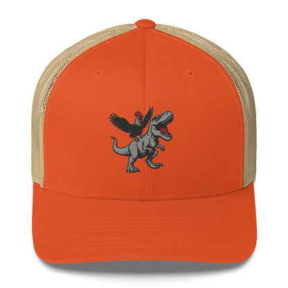 Tyrannosaurus Pecks Chickasouras Trucker Hat